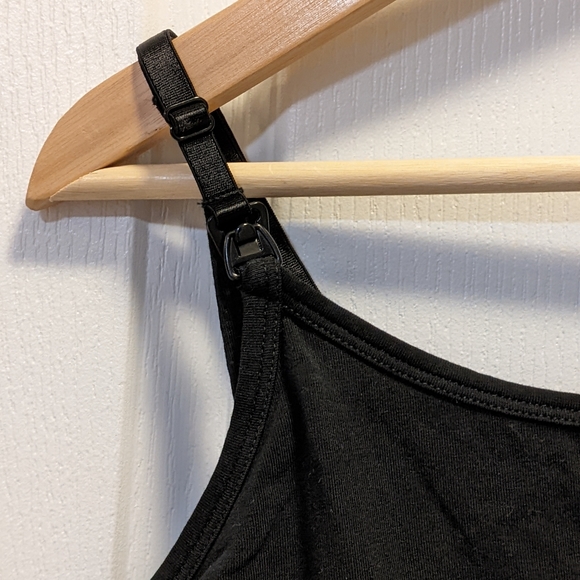 *LIKE NEW* Black Thyme Maternity nursing tank top - Picture 2 of 4